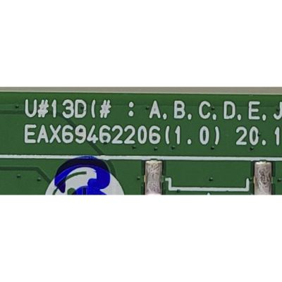 MAIN PARA TV LG / NUMERO DE PARTE EBU66323102 / EAX69462206(1.0) / PANEL NC430TQG-ABKH1 / DISPLAY HV430QUB-F1D / MODELO 43UP8000PUA.BUSFLJM	 - Imagen 2